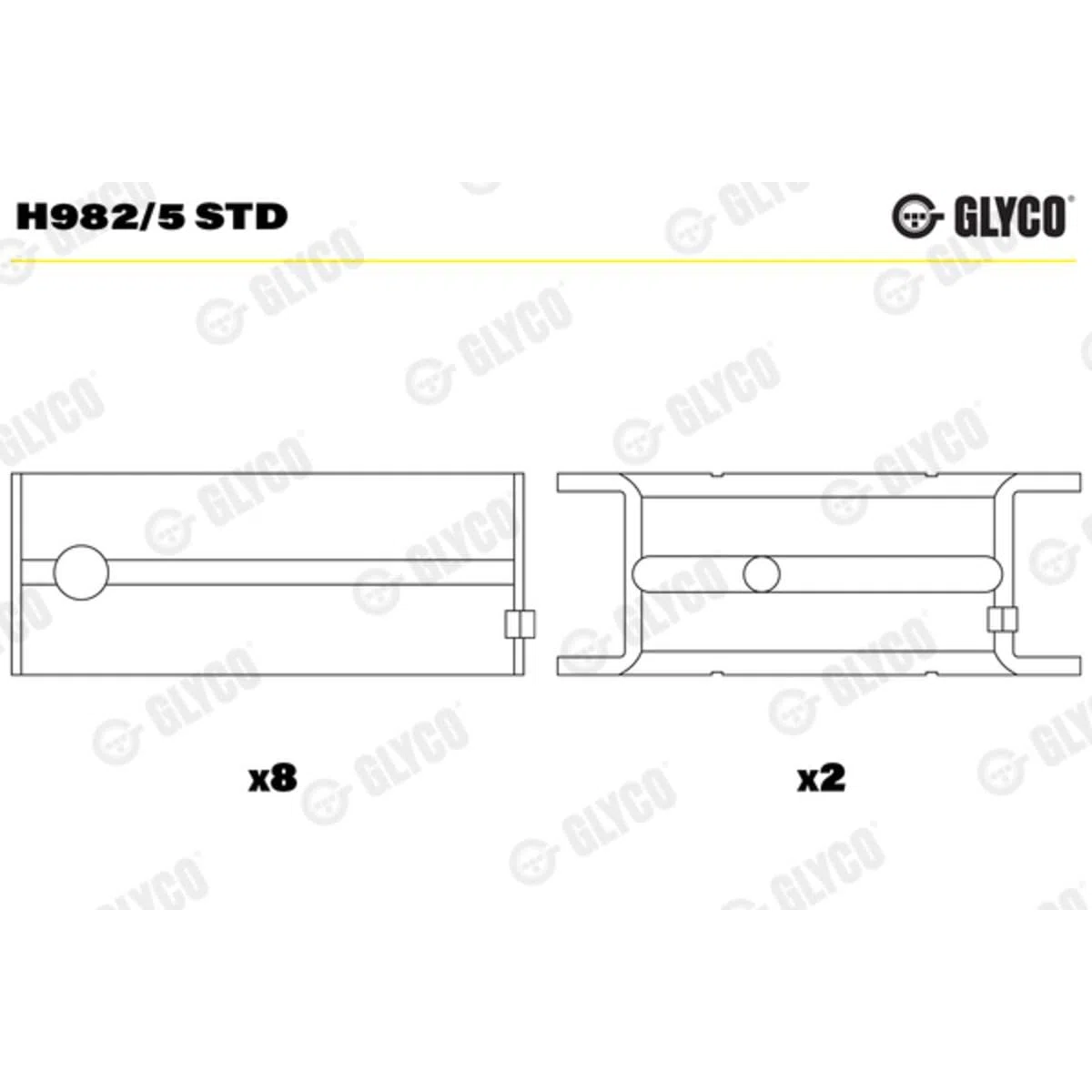 Glyco H 982/5 24119 Bronzina