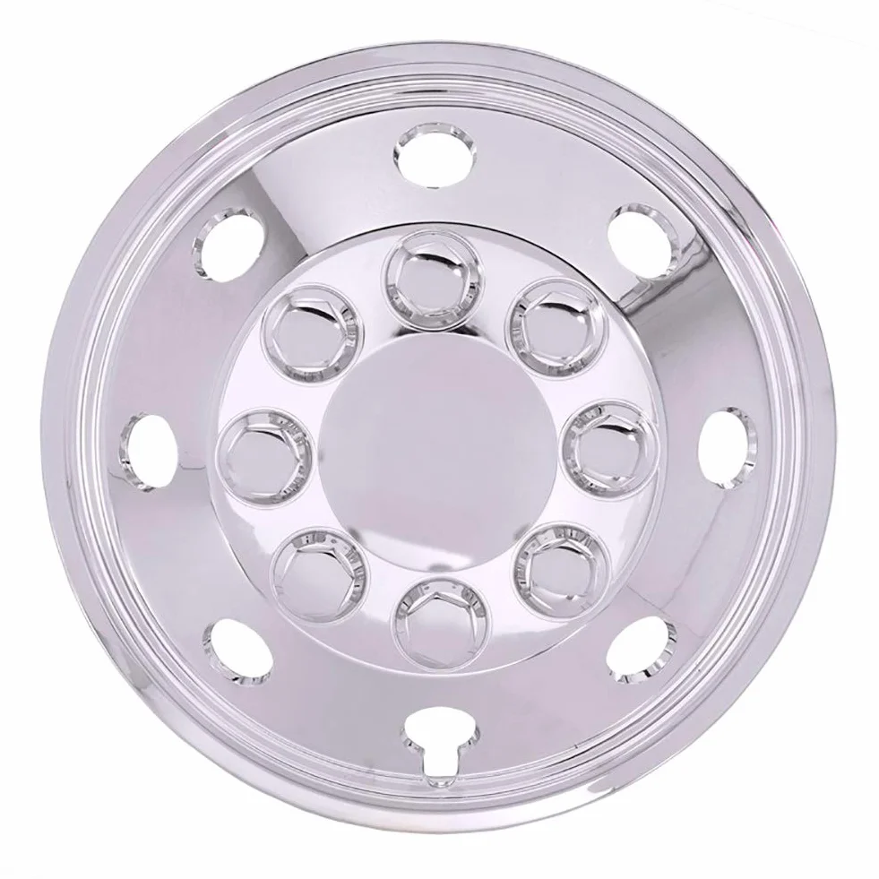 Set Copricerchio Utah 15 Cromato, 4 Pezzi