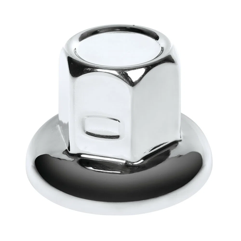 Lampa 97667 American, Set 10 copribulloni per Camion Testa Piatta in Acciaio Inox - Ø 32 mm - Cromo