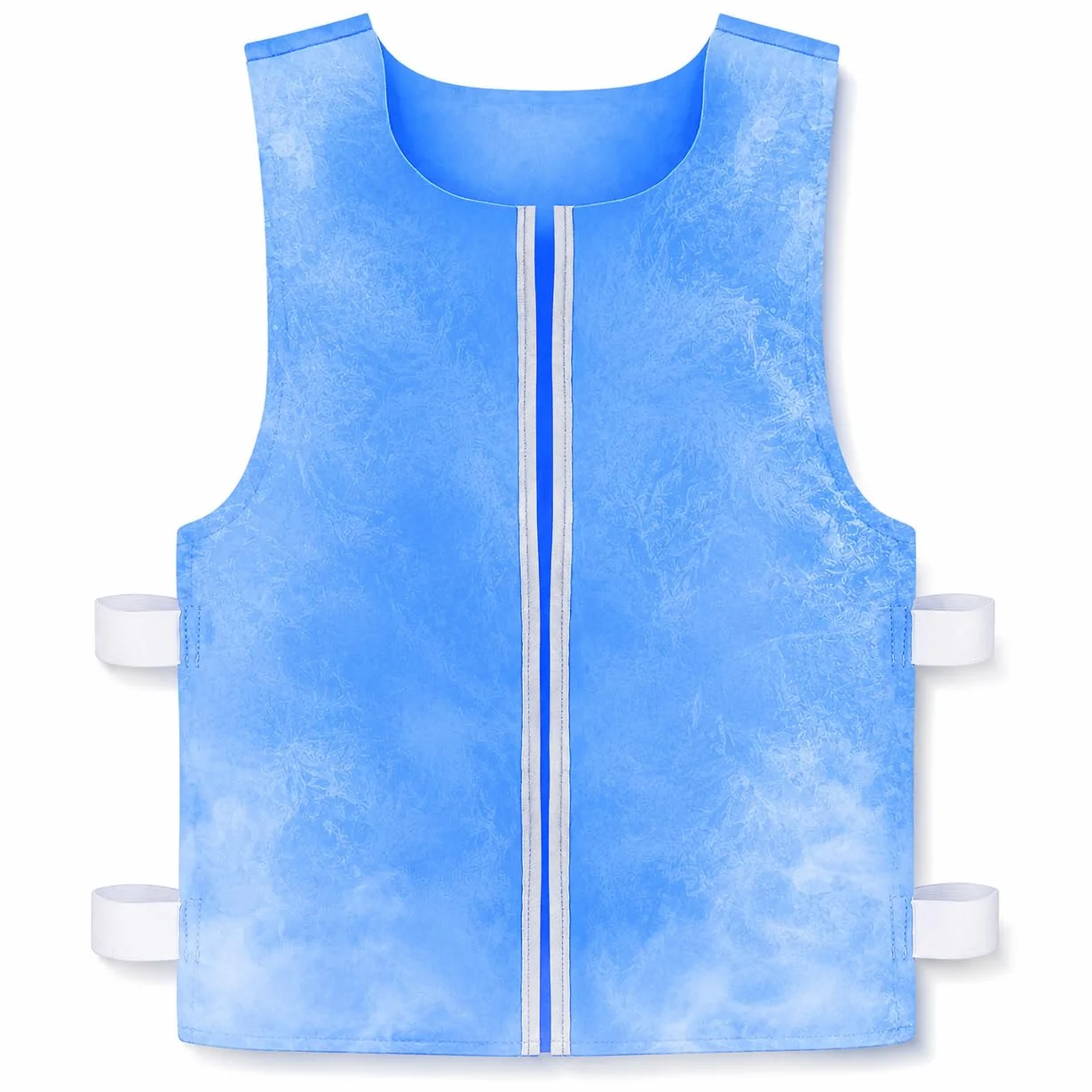 Garneck, gilet refrigerante regolabile per sport freddi, gilet per il corpo, giubbotto refrigerante per operatori ad alte temperature, protezione solare (azzurro)