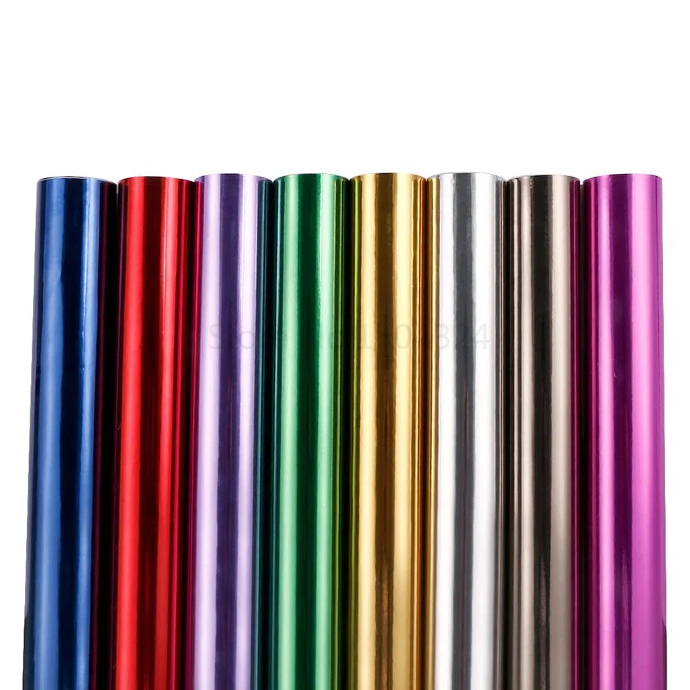 Wrapping Pellicola 10/30x100cm Chrome Mirror Vinil Wrap Film Auto Decal Fai da te Copertina for motori for moto for auto che avvolge gli accessori for automobili for pellicole Pellicola Wrapping (Col