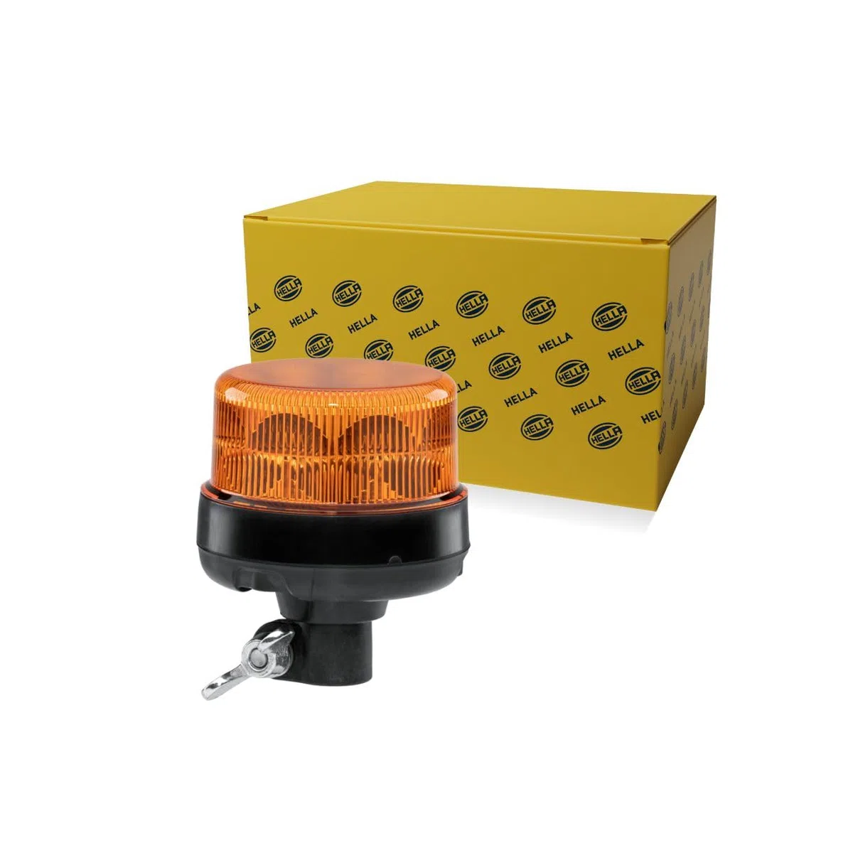 HELLA 2XD 066 146-011 LED-Luce identificazione lampeggiante, K-LED Nano, 12/24V, giallo, Bocchettone di tubo, flessibile