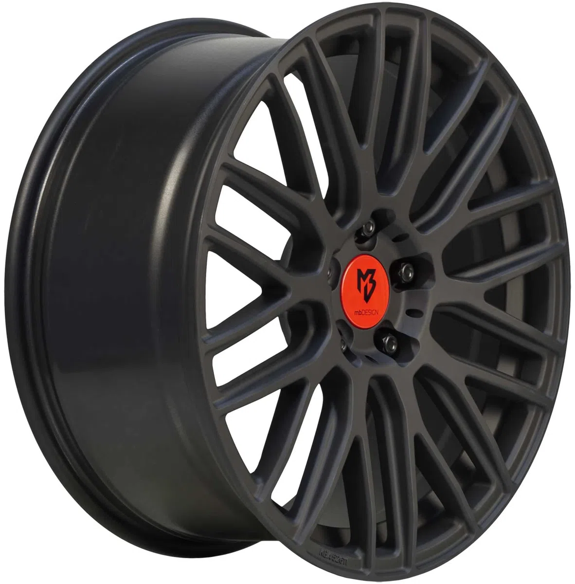 4 cerchi MB Design KV4 9.0Jx20 ET40 5x112 nero opaco compatibile con BMW 2 X1 X2