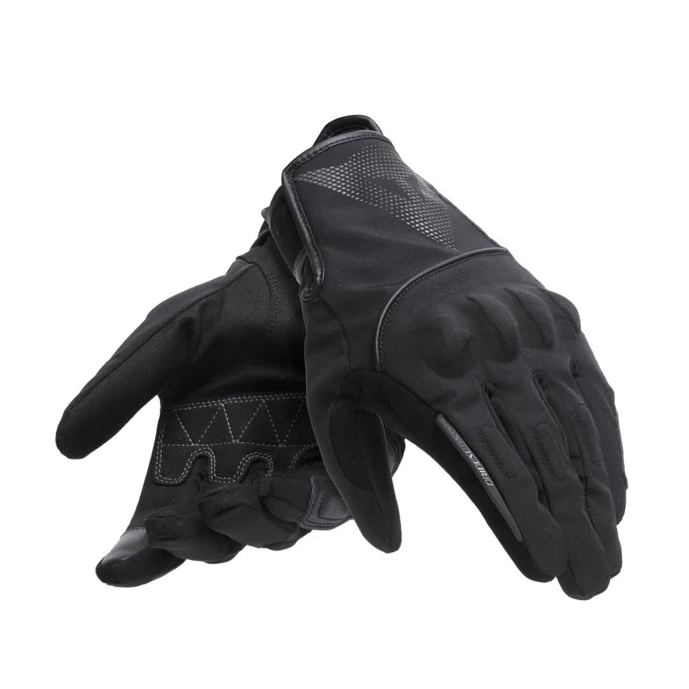 Dainese - Udine Wp Gloves, Guanti Moto Invernali Impermeabili D-Dry con Protezioni sulle Nocche, Schermo Tattile e Pulitore per Visiera, per Uomo