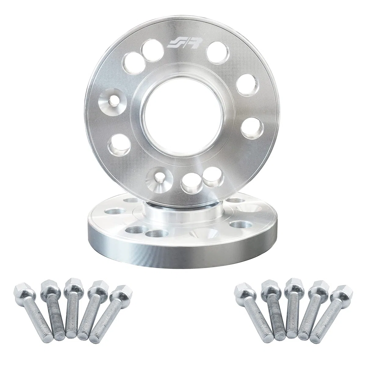Simoni Racing DR044/B15 Distanziali Ruote 16 mm per Cerchi Originali, con bulloni in Acciaio, Per Audi, Seat, Skoda, Volkswagen