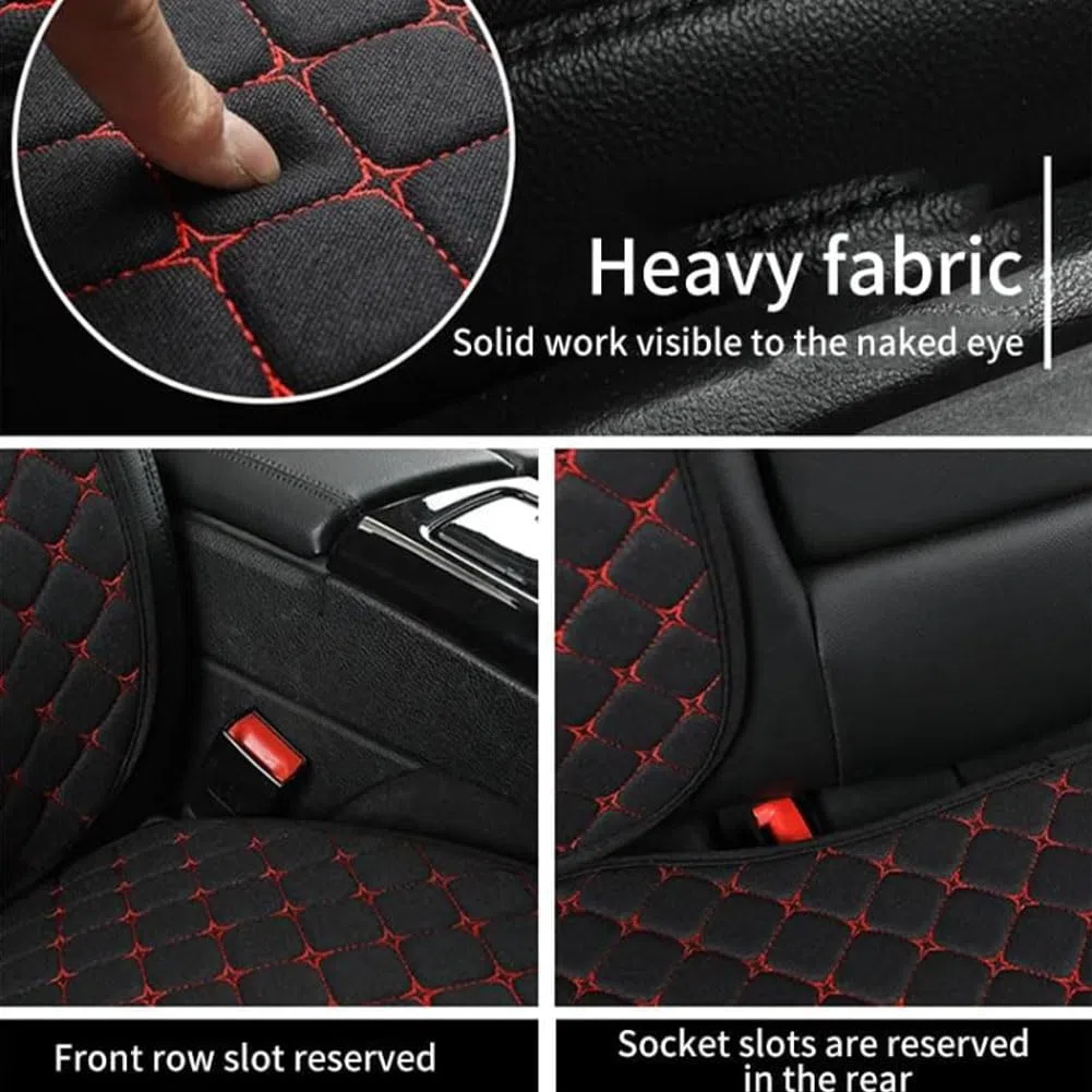per BMW X2 2018-2023 Coprisedili Auto Set Completo Anteriore e Posteriore in Lino Copri sedili Coprisedile Traspirante Accessori,C/Black~Blue