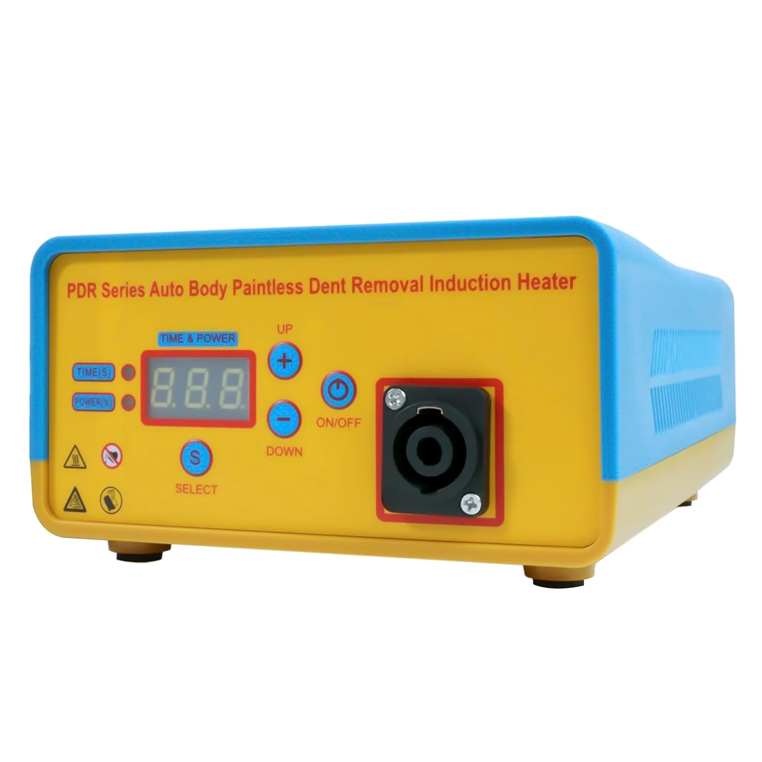 Dispositivo di Riscaldamento a Induzione, 1380W Macchina per Riparazione Ammaccature Magnetica senza Vernice per Carrozzeria Auto con 5 Barre di Gomma, Strumento di Riparazione per Ammaccature