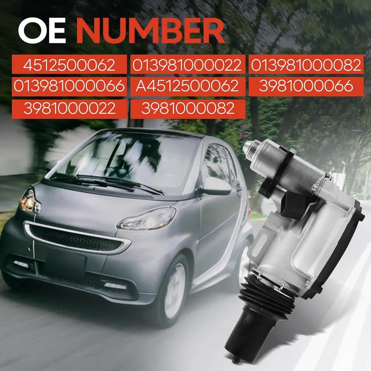 Attuatore cilindro secondario frizione adatto per Smart Fortwo II Coupe Cabrio 451 0.8 1.0, accessori auto codice 4512500062 3981000066