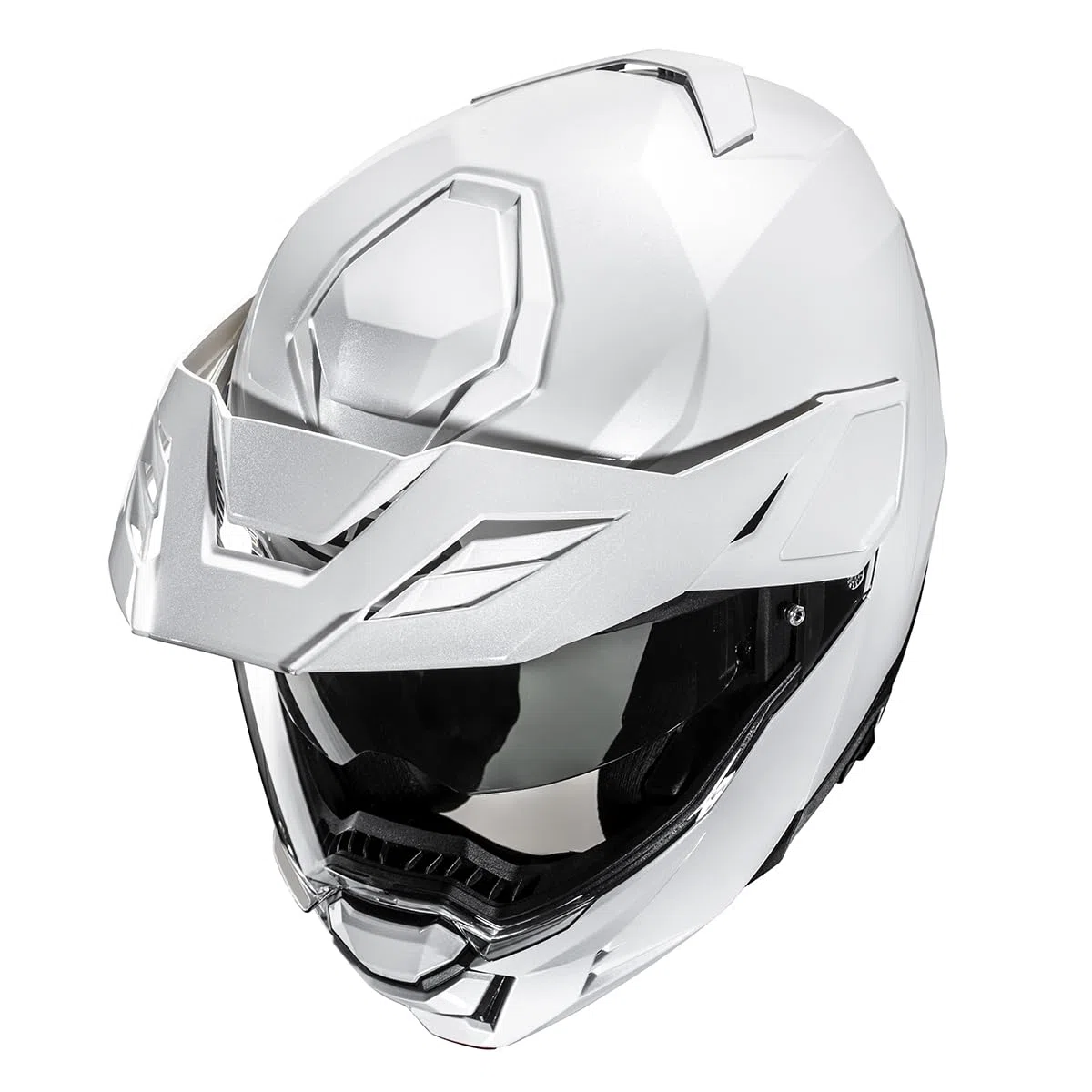 HJC, Casco Moto Modulare i80 UNI Pearl White, M