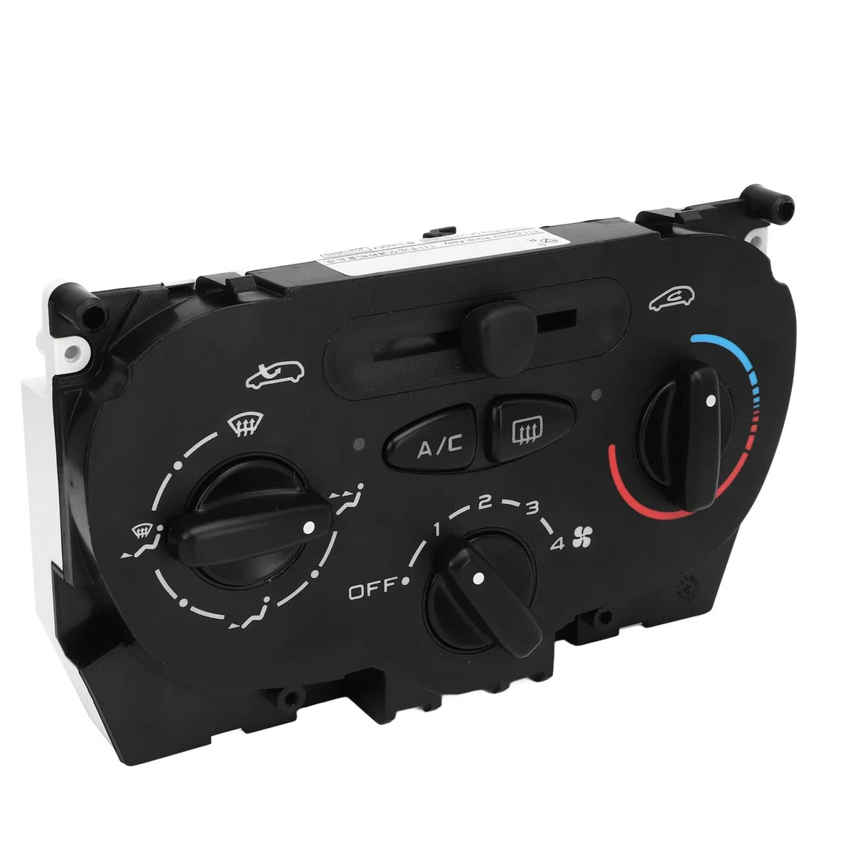 Pannello Regolatore Climatizzatore AC, 6451WC Sostituzione Pannello di Controllo Interruttore Aria Condizionata per 206 207, Standard OEM