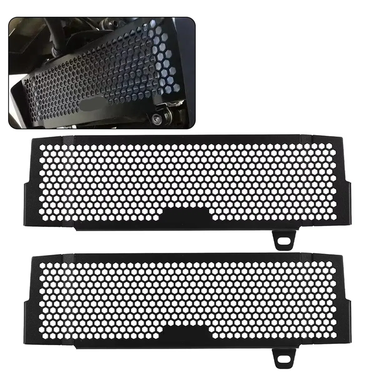 Moto Copri Radiatore Griglia Per CBR250RR Per CBR250 RR Per CBR 250RR 2017-2024 Motociclo Copertura Della Griglia Radiatore | Accessori moto Protezione della copertura della griglia di protezione nera del radiatore