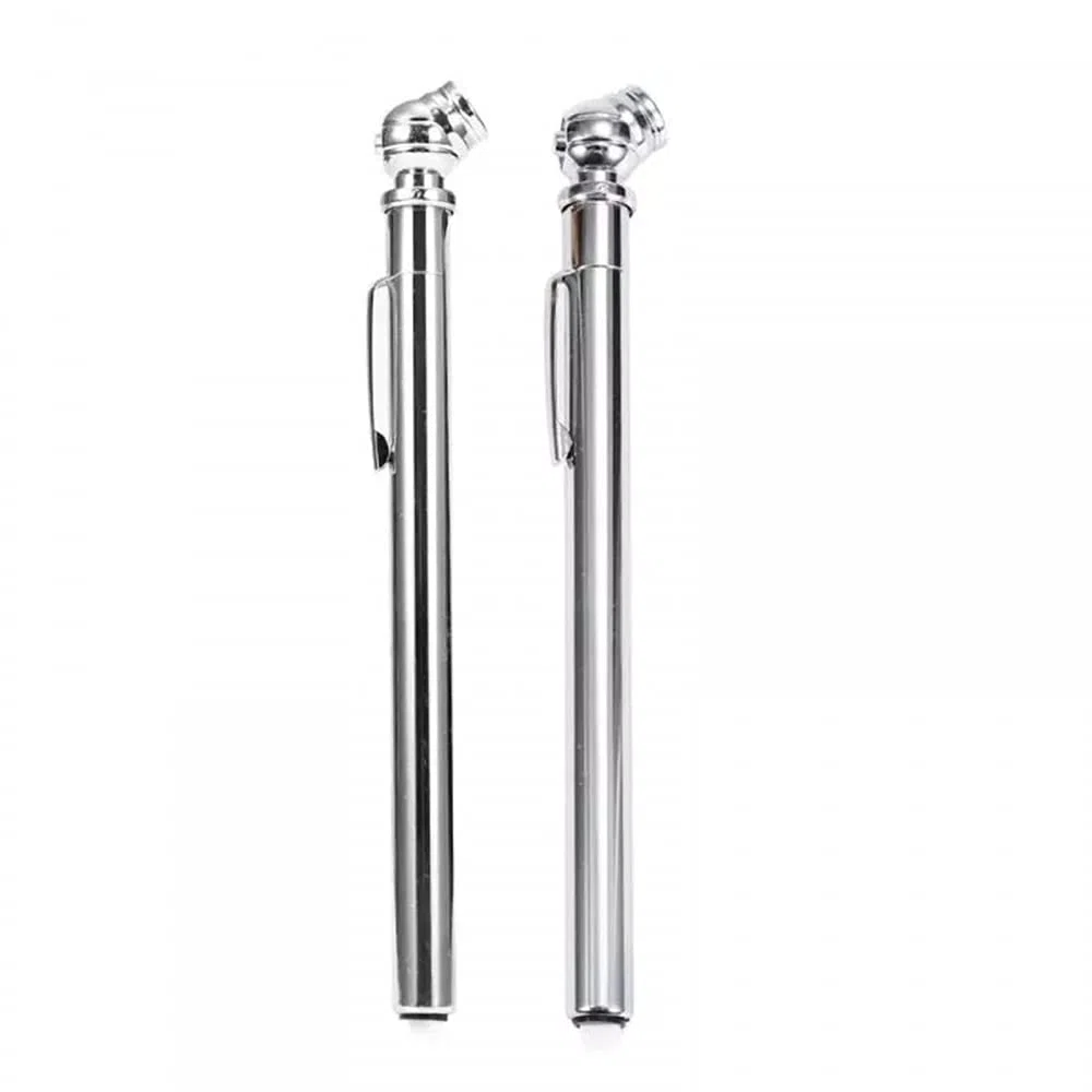 Manometro Pneumatici Matita,2 Pezzi Penna Pressione Pneumatico in Acciaio Inox Mandrino Singolocon Clip Tascabile per Auto Camion Camper Moto