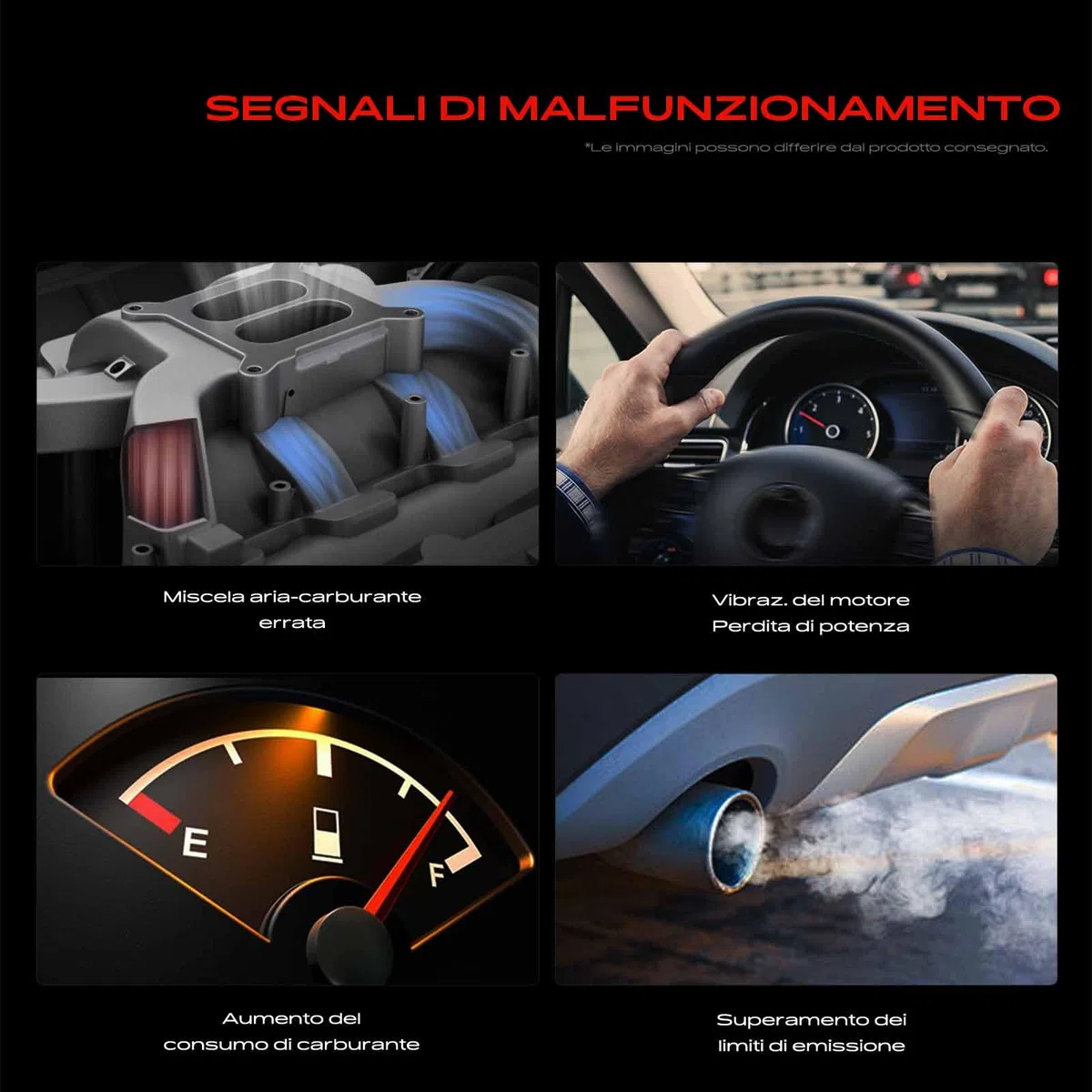 Frankberg Servomotore per regolazione serrande d'aria Serrande a vortice per II Superb II Yeti Beetle Golf V Variante IV 2.0 TDI Diesel 2005-2018 03L129086V