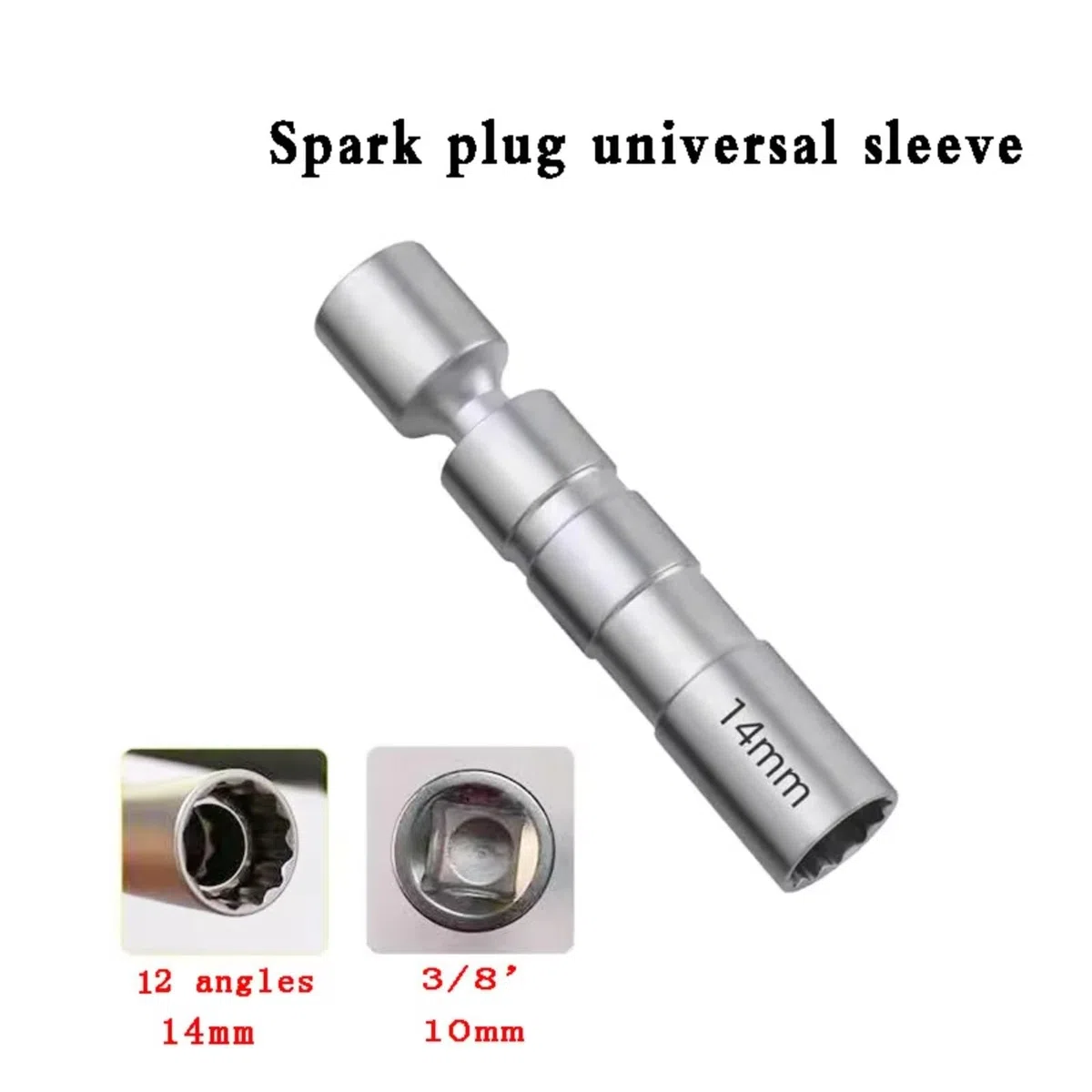 Auto per Candela Manica Chiave A Bussola Angolo Magnetico Sottile per Candele da Parete Strumenti Rimozione Compatibile con Benz Chiave Candela Set