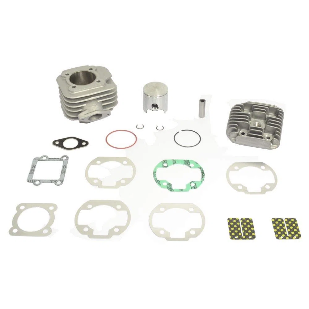Athena 070100 Gruppo Termico Big Bore Con Testata Ø 47,6 mm, 70 cc, Spinotto Ø 10 mm, Pistone Con Testa Bombata compatibile con YAMAHA BWS