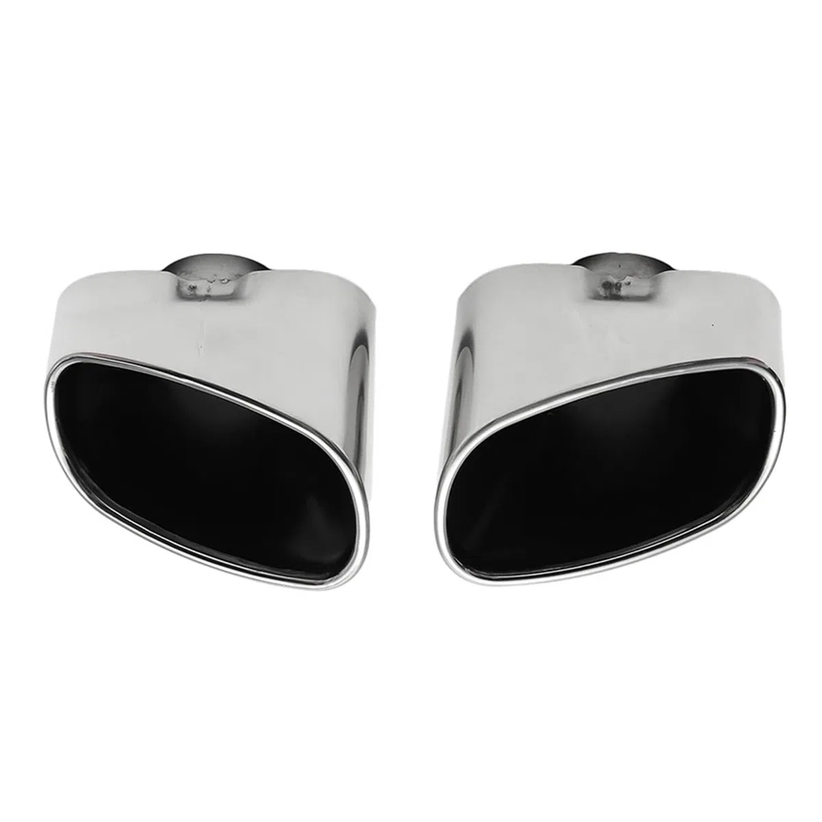 Per BMW X5 E70 2000-2007 Al 2016 2 Pezzi Terminale Di Scarico Doppio In Acciaio Inossidabile Cromato Copertura Tubo Scarico