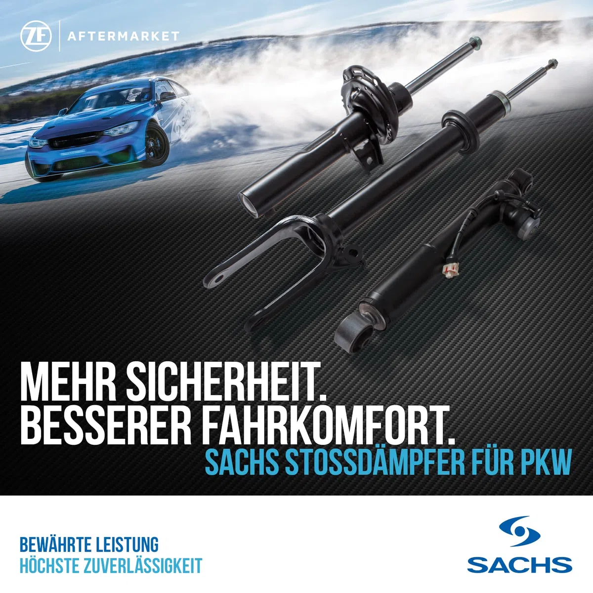 SACHS 317 645 Ammortizzatore per Volkswagen Polo II (9N_, 9A_) 2001-2014 Assale anteriore e altri veicoli