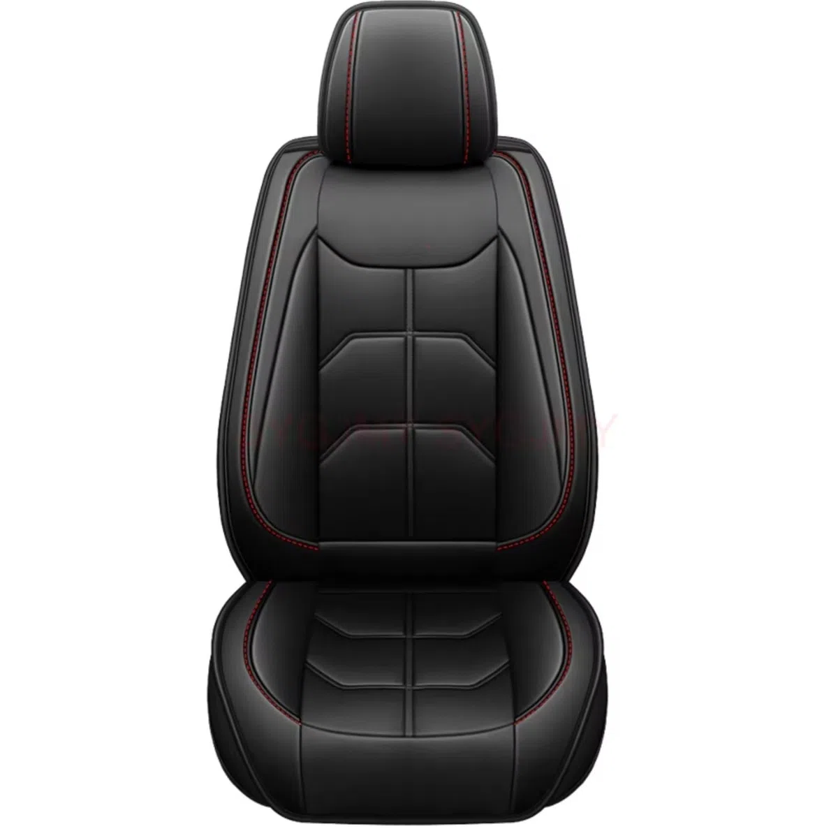 Coprisedili Universali Copri Sedile Auto Per Chery Per OMODA 5 Per Tiggo 5/7/8 PLUS Per Jaecoo J7 Accessori Coprisedile Universale In Pelle PU Auto(Black 1 Seat)