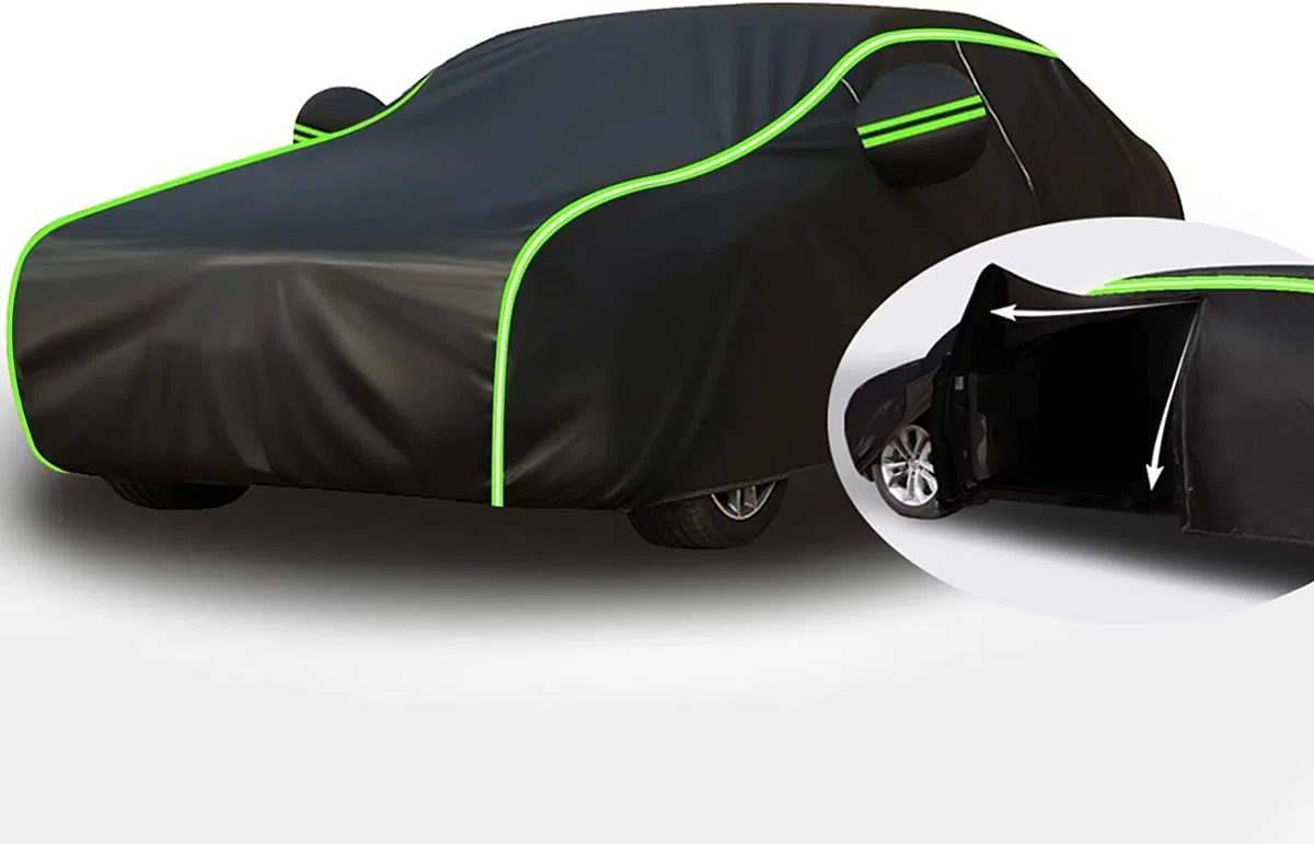 Telo Antigrandine Per Auto Per BMW X5, Telo Copriauto Da Esterno, Telo Auto Impermeabile Traspirante,Telo Copriauto Anti UV Anti Pioggia Sole (Color : 1, Size : With cotton)