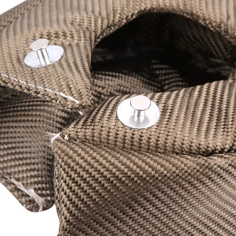 Coperta Turbo, Scudo Termico Termico Turbo con Molle di Fissaggio, Involucro Turbocompressore per Turbocompressore T3 GT25 GT28 GT30 GT32 GT42 T4 (T3 T3)