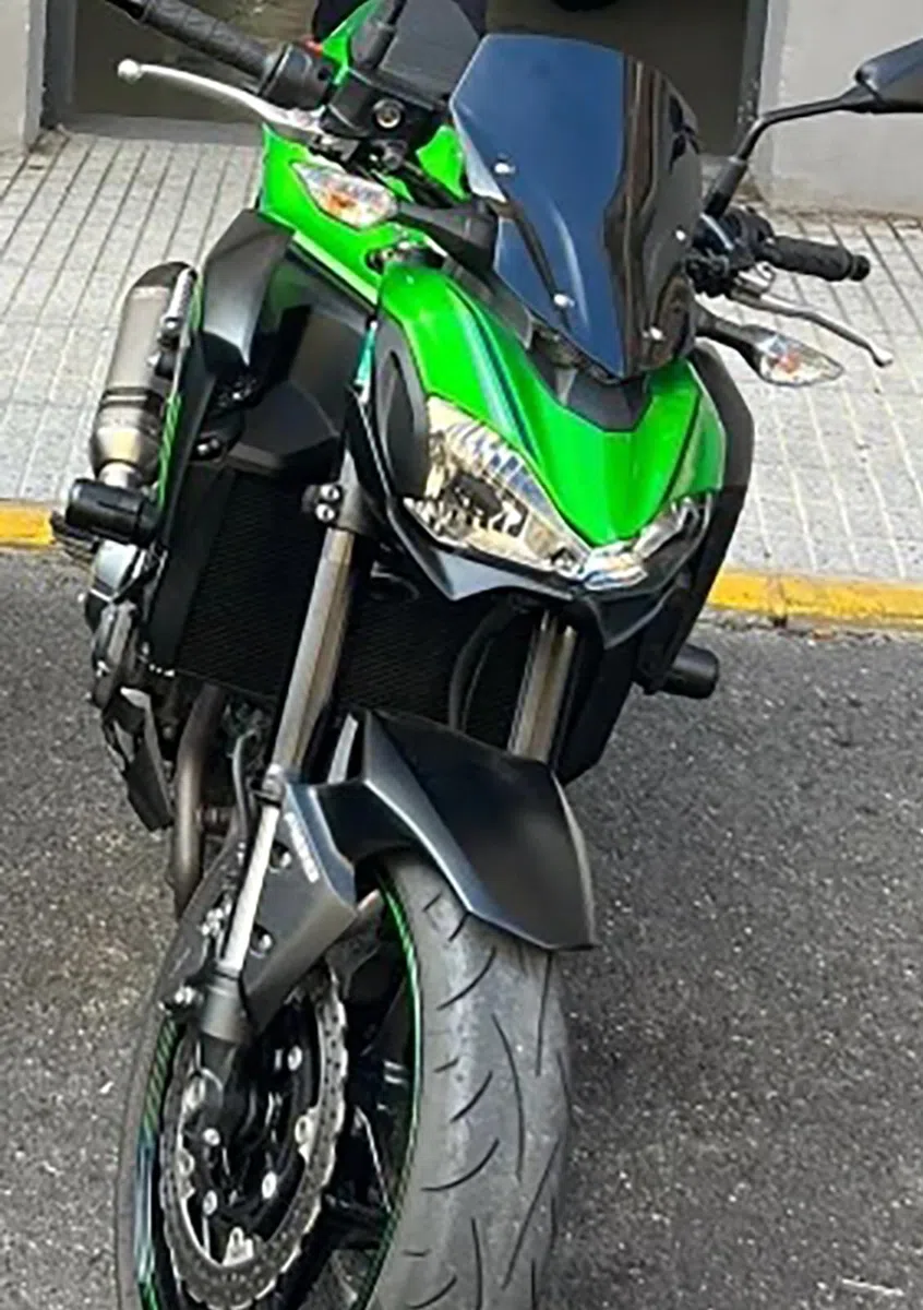 MOWOK Moto Accessori per Kawasaki Z900 2017-2024 2025 Tamponi Paratelaio Protezioni del Anticaduta Crash Protector Pad Caduta Protezione del Telaio in Alluminio Z 900 RS SE z900rs z900se (Nero)
