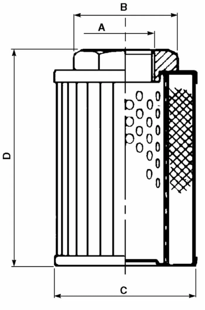 Filtro Oleodinamico Ama Refluid 3/4" 60µ per Pompe
