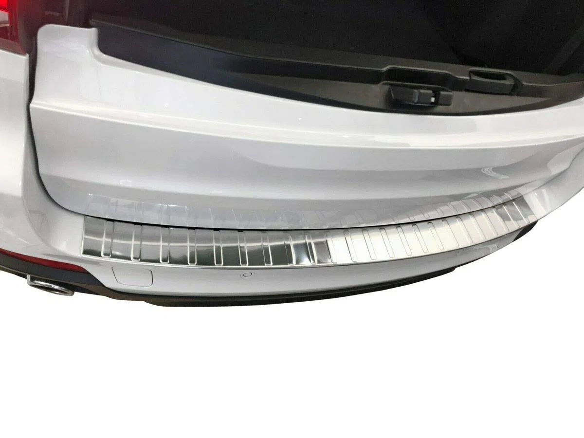 Paraurti Posteriore adatto per BMW X5 | F15 | 2013-2018 Acciaio Inox Cromato Protezione per Bordo Bagagliaio Carico