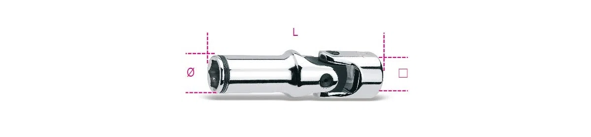 BETA - 960SN 11 - Chiavi 11mm per candelette di preriscaldamento Motori Diesel, Chiave snodata per Candele Professionale per Manutenzione Motori Diesel
