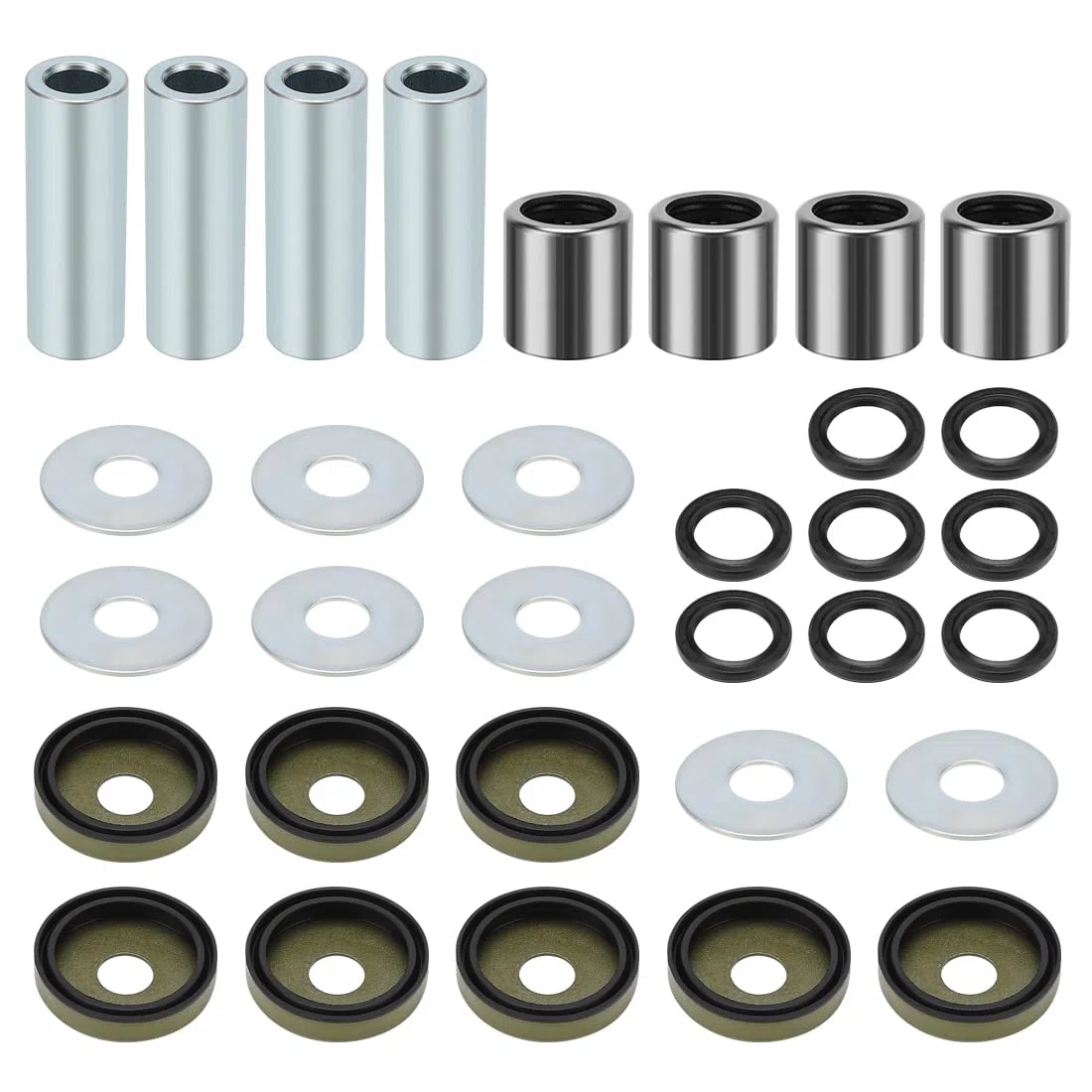 Kit boccole braccio A anteriore inferiore con perni e paraoli adatto per Suzuki LTZ-400 Quadsport Z 400 Ka-wasaki KSF400 KFX400 Arctic Cat 400 DVX 2003-2014 52455-43B00 09263-17034