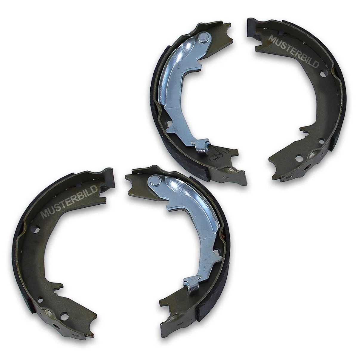 ATEC Germany Kit freni asse posteriore con 4x Ganasce freno asse posteriore per freno a tamburo 1x Kit di montaggio 2x Cilindro freno ruota Compatibile con CHEVROLET MATIZ, SPARK, DAEWOO MATIZ (M100)