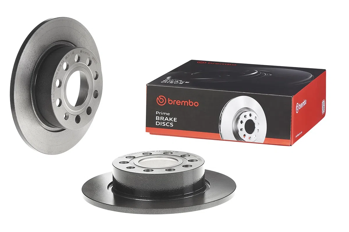 Brembo 08.9502.11 - Disco Freno con Verniciatura UV (Set di 2) - Posteriore