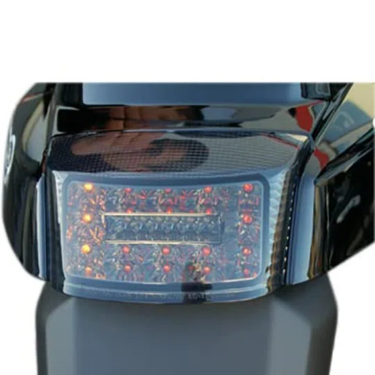 Faro posteriore MBK 50 Booster 2004- LED + intermittenti Black