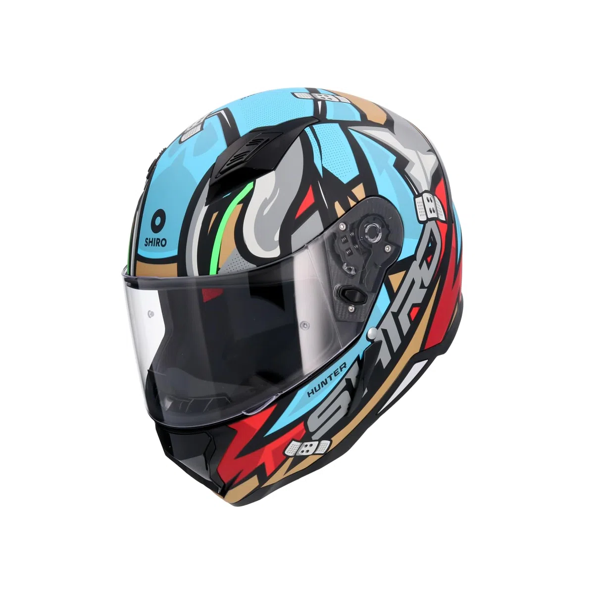 BI ESSE Casco da moto integrale Casco di sicurezza stradale veloce Unisex Adulto Cool Rider Biker Sport Crash Helmet Equipment Quattro stagioni Biker Road Helmet