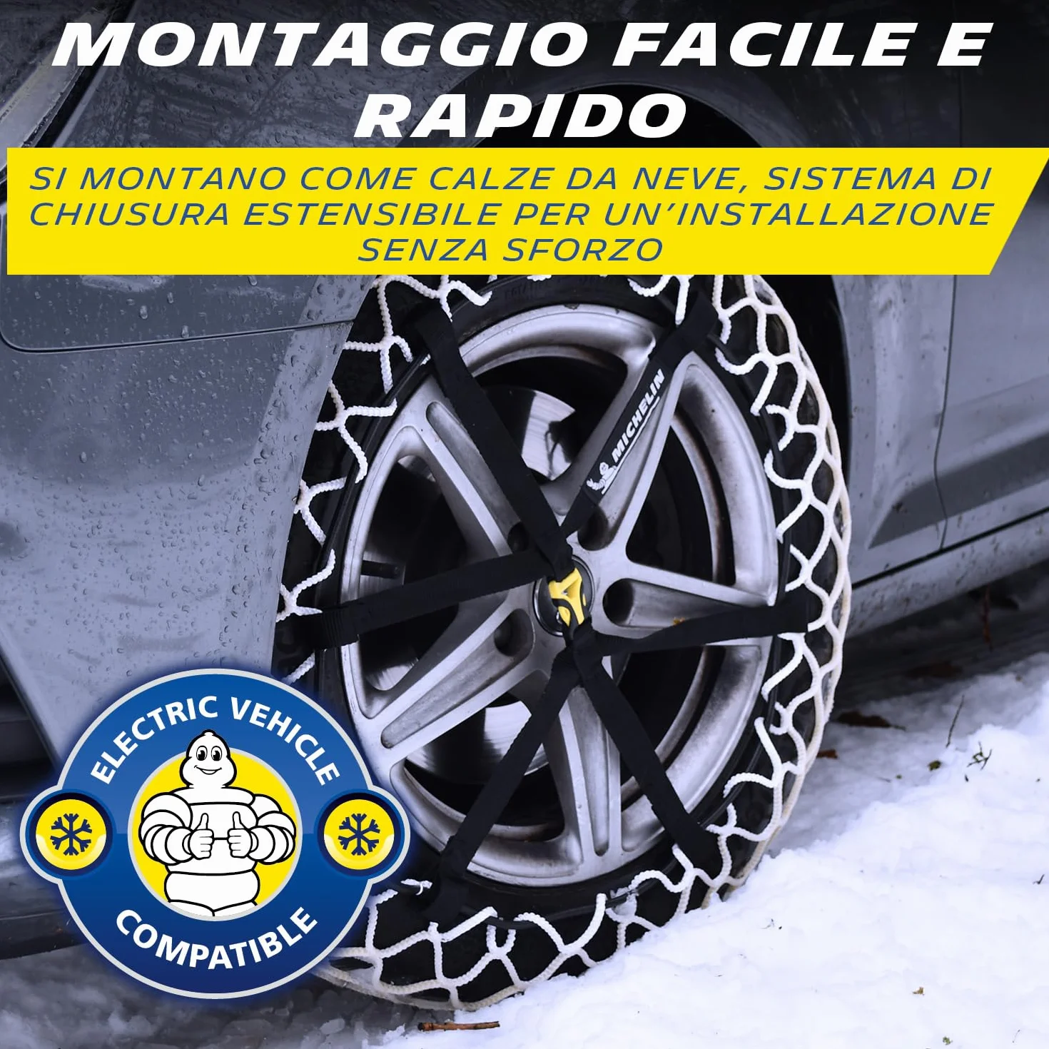 Michelin Easy Grip Limited Catene Neve Composite Rapido Montaggio E16