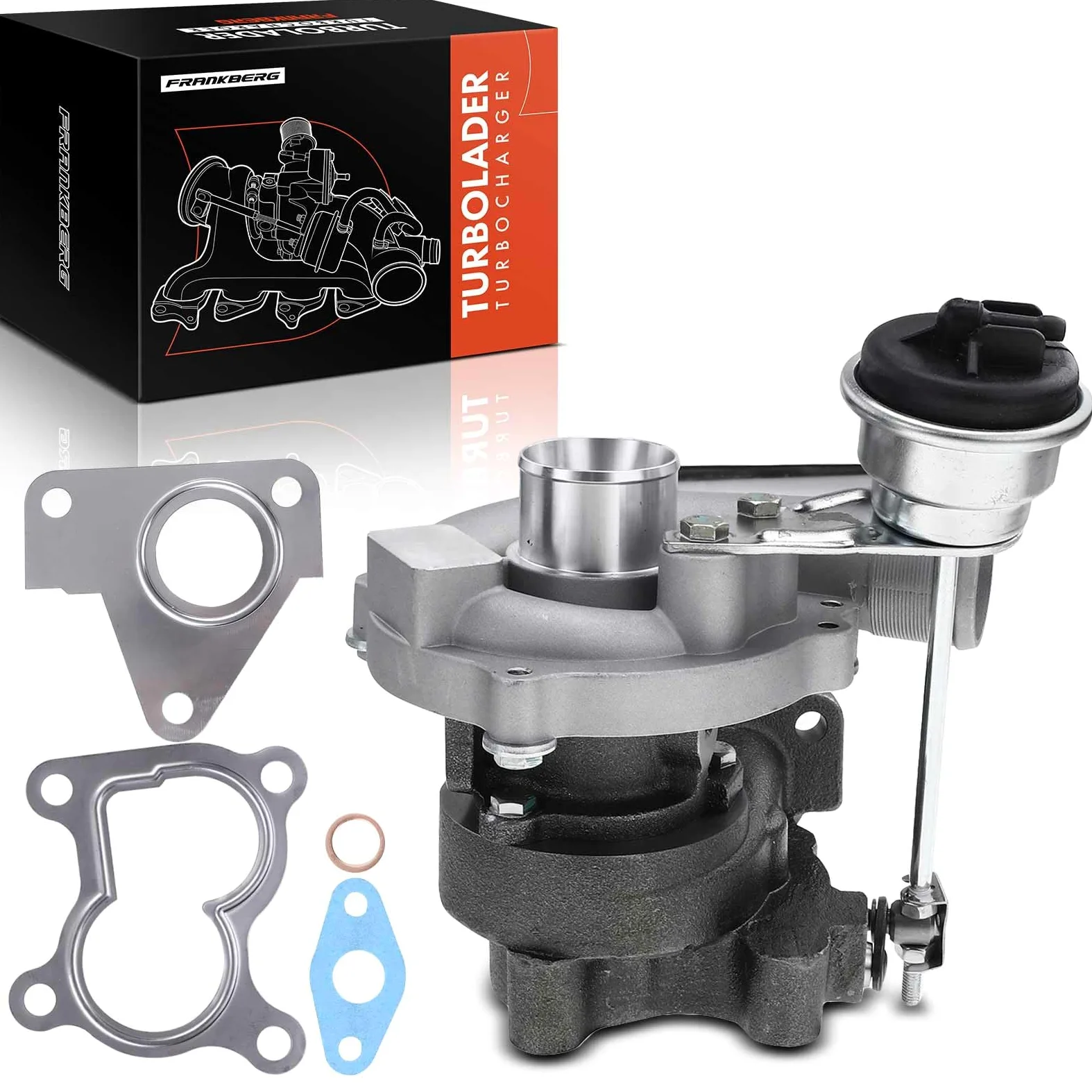 Frankberg Turbocompressore 7701473122 | Compatibile con: Scatola Kubistar X76, M.e.g.a.n.e II Van/Combi KM, K.a.n.g.o.o KC0/1, Logan I LS