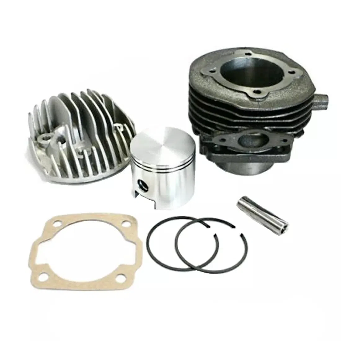 KIT GRUPPO TERMICO CILINDRO A 75CC A 6 TRAVASI PER VESPA PK50 DIAMETRO 47