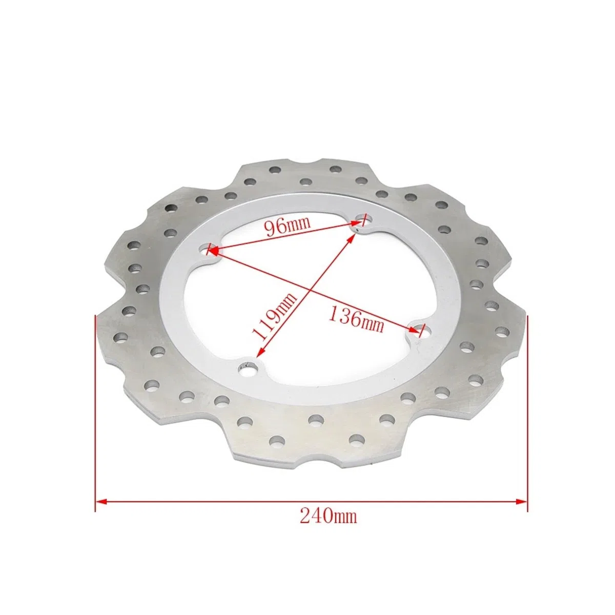 Dischi Freno In Acciaio Legato Per CBR650R 2019-2021 Per ADV 750 H Per X-ADV DCT 2017 2018-2021 CBR 650 R Per CBR650 650R Disco Freno Posteriore Per Moto