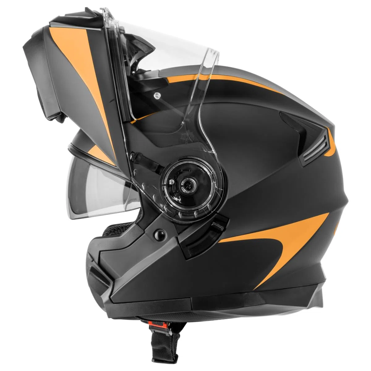 VINZ Busan Casco Modulare Moto & Scooter | Con Doppia Visiera | Certificato ECE 22.06 & PINLOCK preparato | Integrale Donna E Uomo | nelle taglie dalla XS-XXL