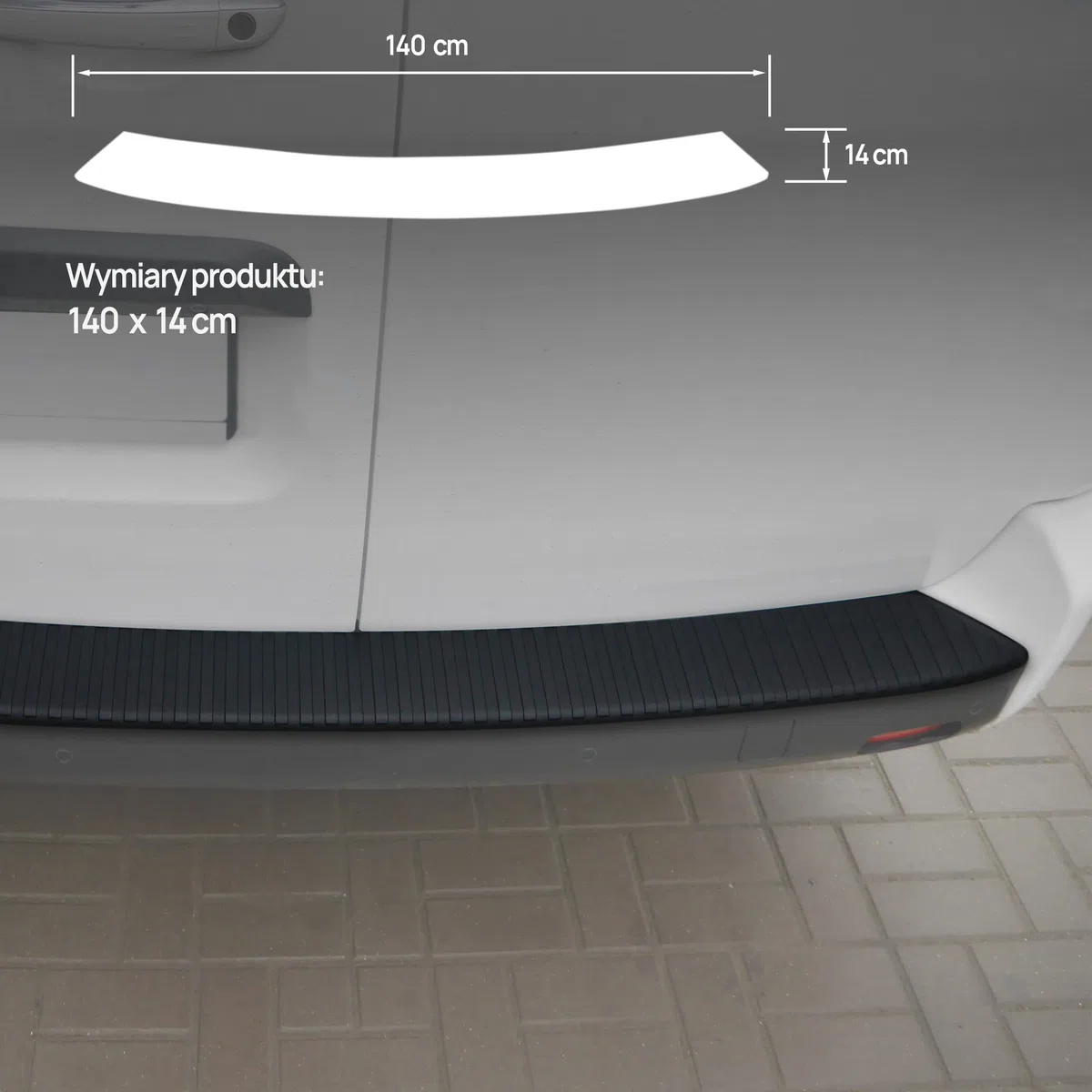 CHROMEMASTER | Protezione paraurti Posteriore | Compatibile con Citroen Jumpy 2016- L1 XS, L2 M; Polyurethane, nero opaco; Protezione paraurti protegge la vernice del paraurti dai graffi ed i danni