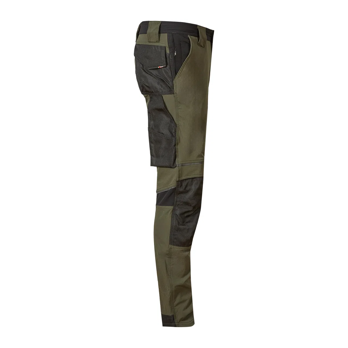 U-Power Don't Worry... BE Happy! Pantalone da Lavoro Idrorepellenti Atom Dark Green Pantaloni da Lavoro Uomo