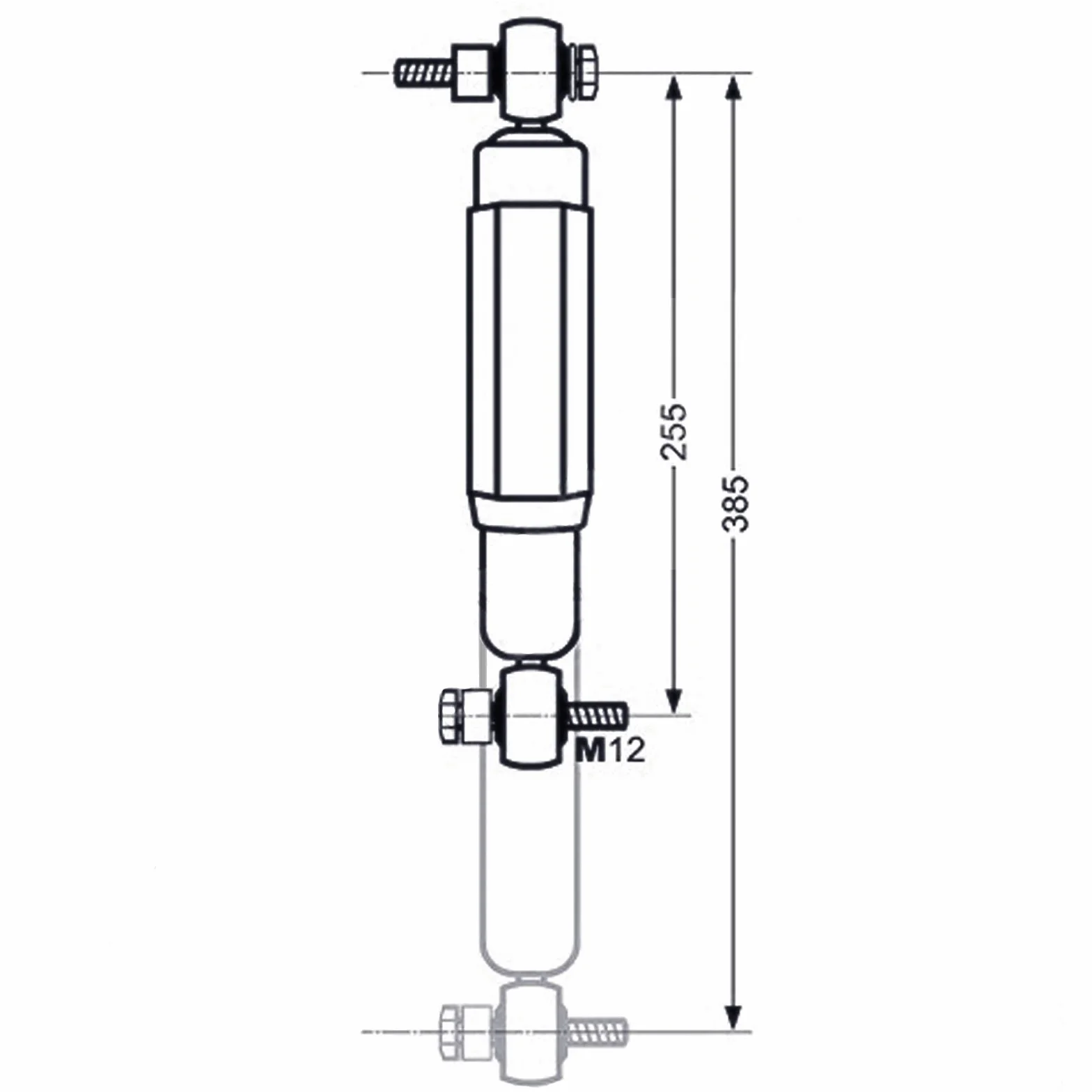 AL-KO Octagon Ammortizzatore, set 2 pezzi, verde, 900 kg, per caravan