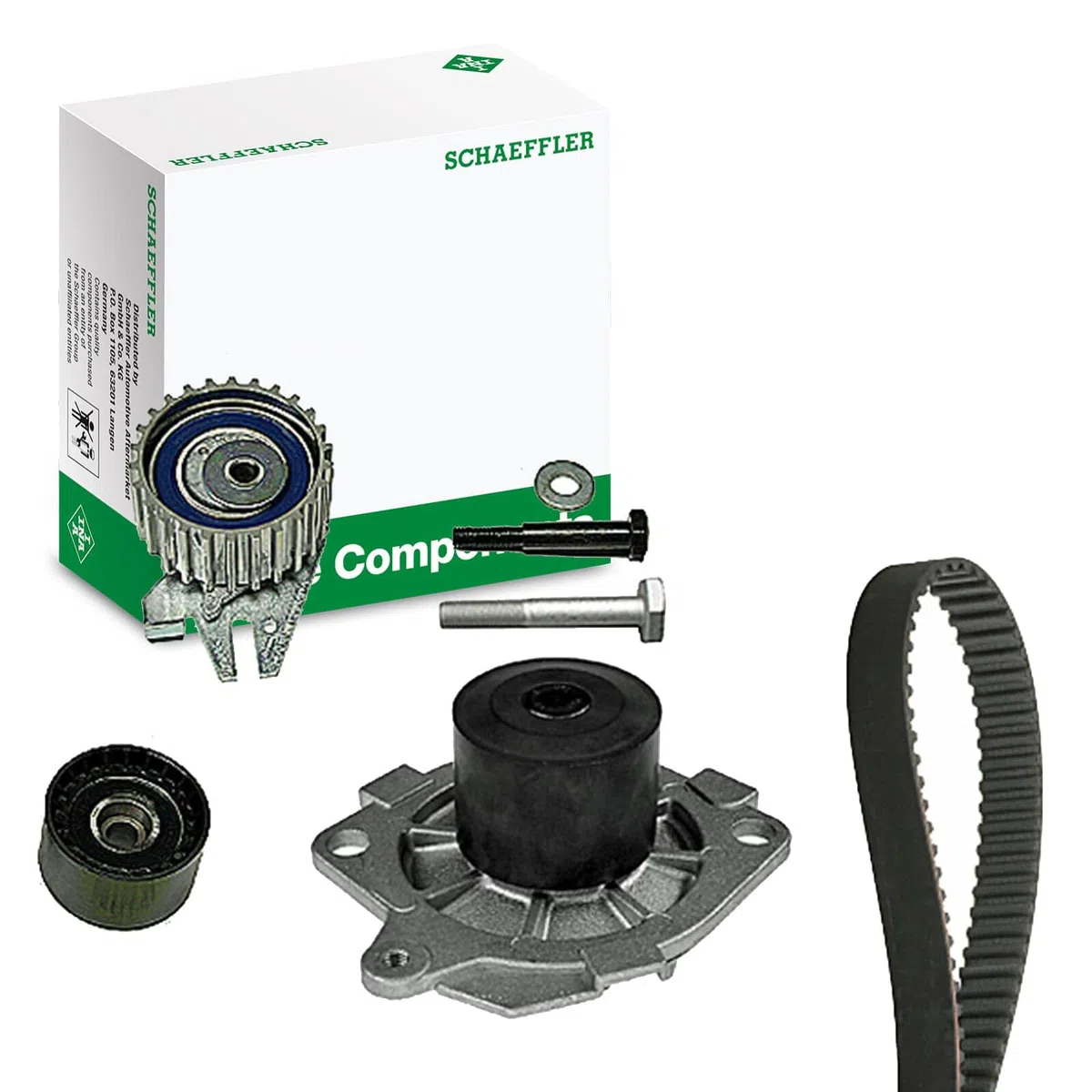 INA 530 0622 30 Kit cinghia distribuzione pompa acqua 30 mm con guarnizione Compatibilità con ALFA ROMEO 147 937, FIAT PUNTO 188 BRAVO II 198 Doblo Station Wagon 119, 223 Doblo Cargo 223