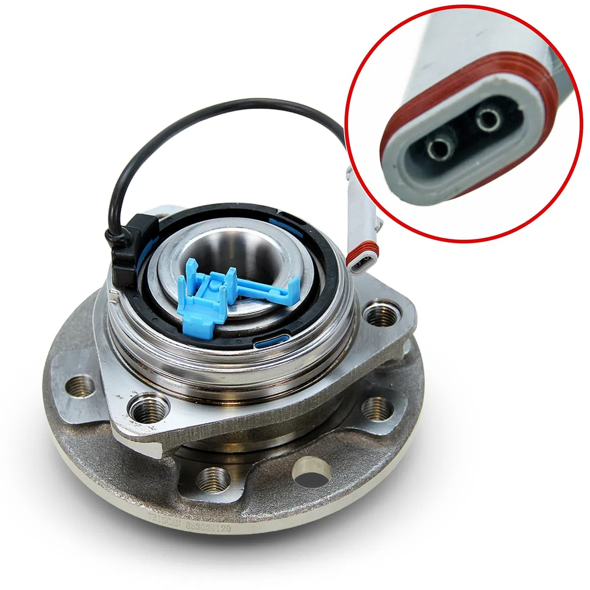 BESTPRICE 1x mozzo ruota anteriore set di cuscinetti ruota con sensore ABS, compatibile con OPEL ASTRA H (A04) (L70), ZAFIRA B (A05), ZAFIRA B (A05)