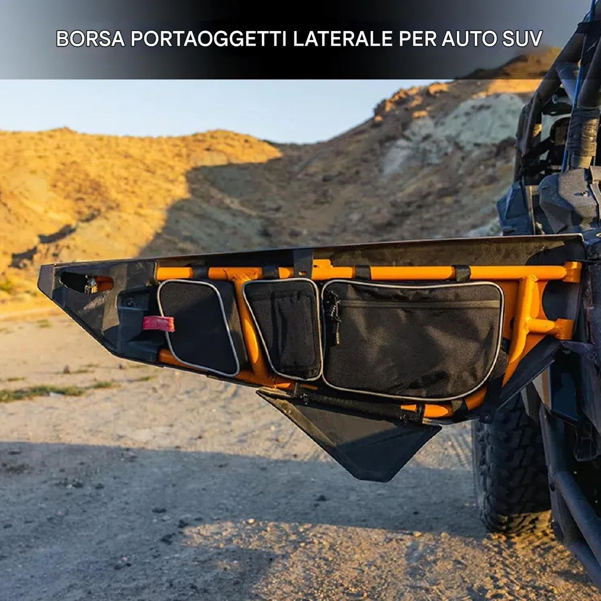 Generico Organizzatore per Portiera Auto Portaoggetti Interno per Gatti | Organizzatore per Porta Anteriore SUV per Camping Viaggi Stradali Spostamenti Quotidiani Pendolarismo SUV Camper