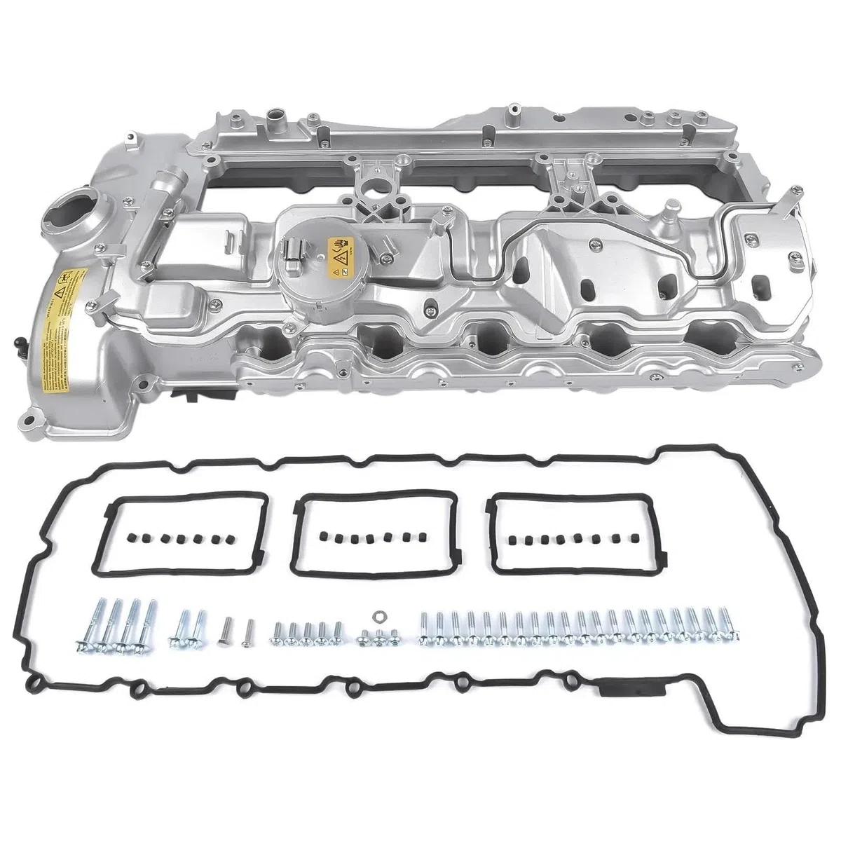 Coperchio Valvola Motore 11127570292 Coperchio Valvola In ALLUMINIO Con Guarnizione E Cappuccio Per BMW Per 135i 335i 535i 640i 740i X3 X5 N55 coperchio punterie