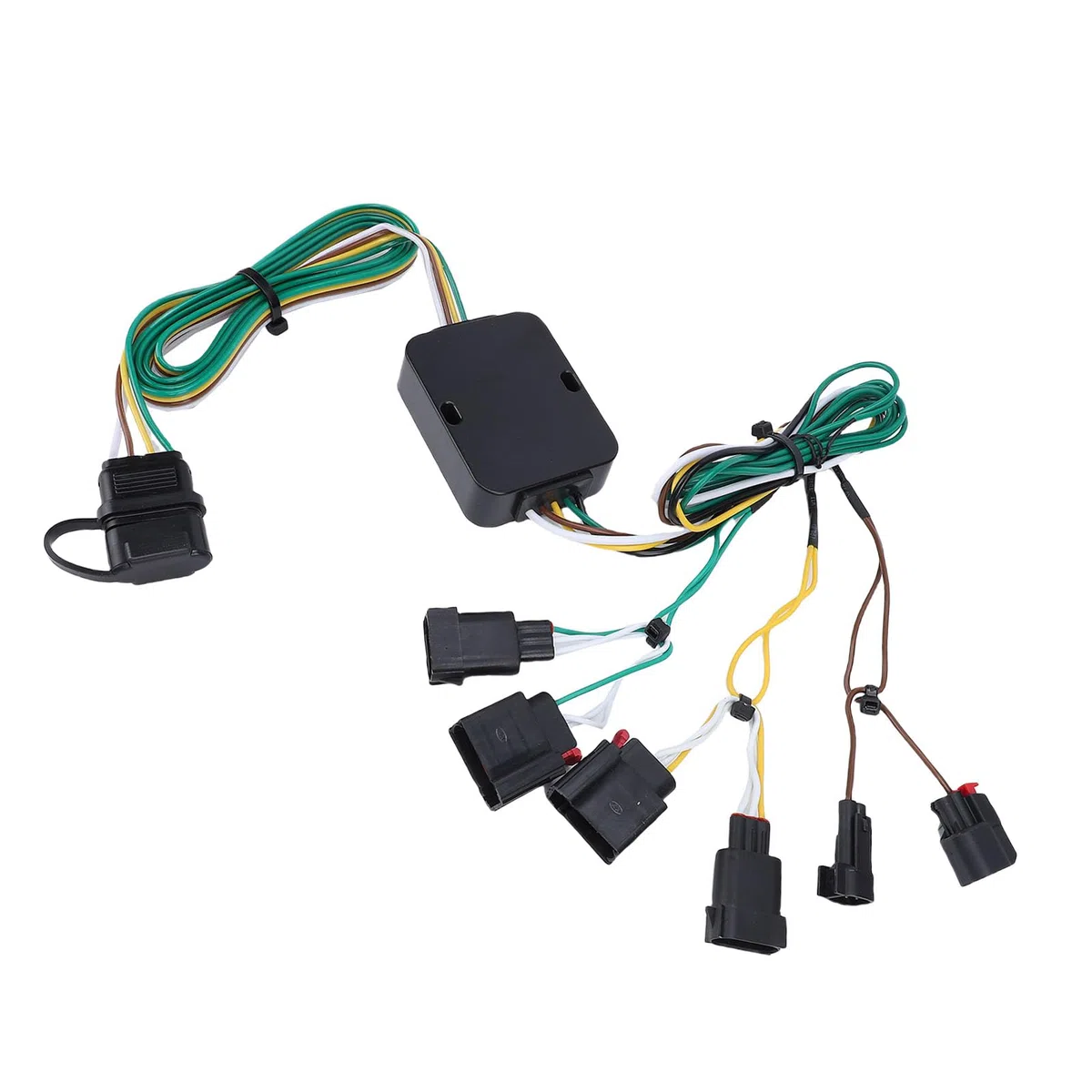 Jiawu Kit Cablaggio Rimorchio Laterale a 4 Pin 56426 118727, Installazione Plug and Play per 2014-2021, Espande la capacità di Traino, Ideale per Veicoli Ricreativi e Carico