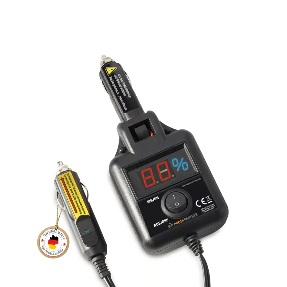 Kit di avviamento auto per accendisigari, connessioni 12 Volt, cavo da 6 m, con display, facile da usare, soluzione salvaspazio, auto, batteria di avviamento, aiuto in caso di guasto
