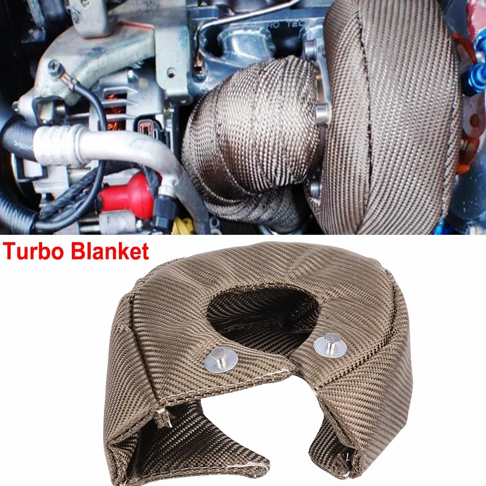 Coperta Turbo, Scudo Termico Termico Turbo con Molle di Fissaggio, Involucro Turbocompressore per Turbocompressore T3 GT25 GT28 GT30 GT32 GT42 T4 (T3 T3)