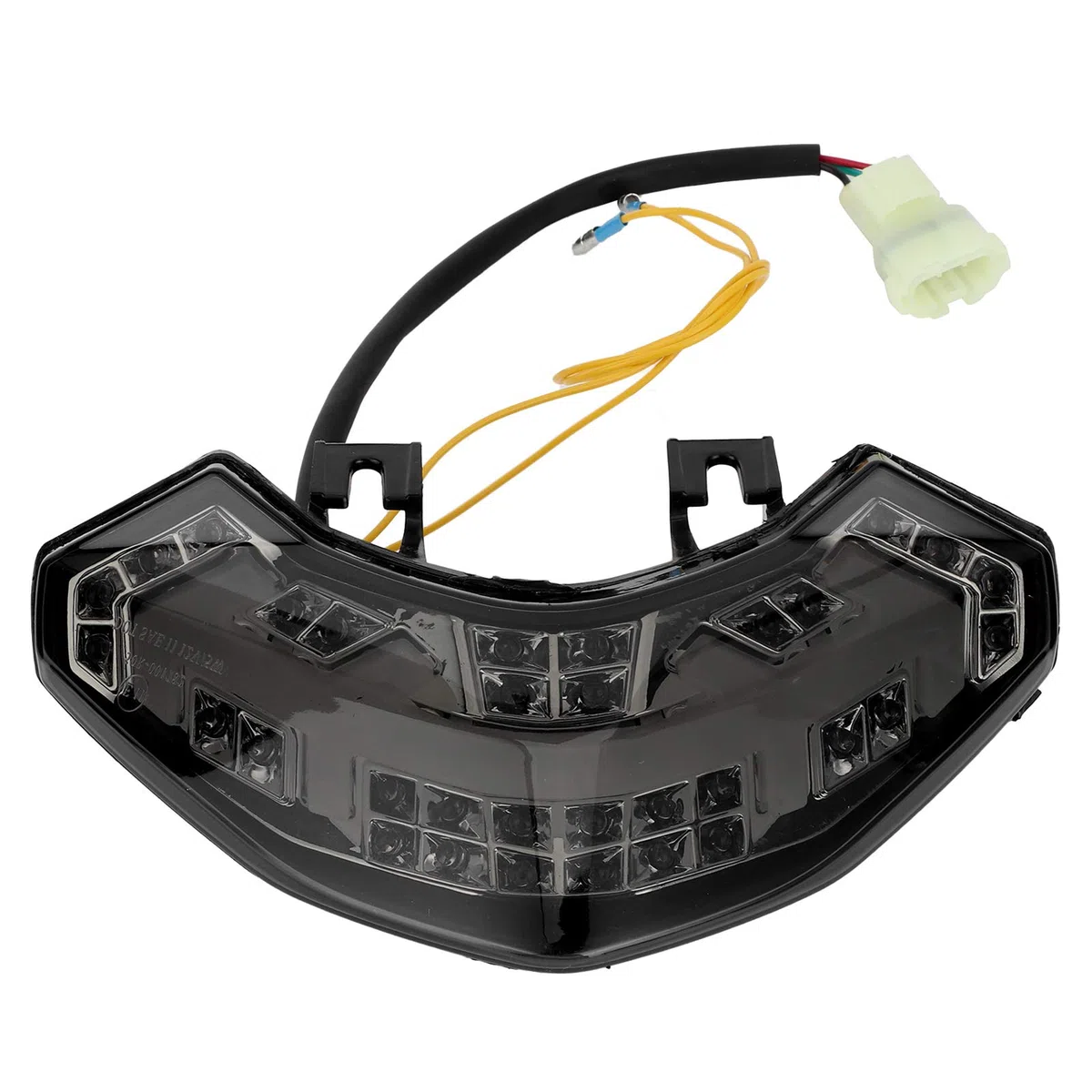 Fanale posteriore per moto, gruppo fanale posteriore, gruppo fanale posteriore a LED per moto con lente fumosa adatta per Ducati Multistrada 1200/1200s 2010-2014 plastica in PVC