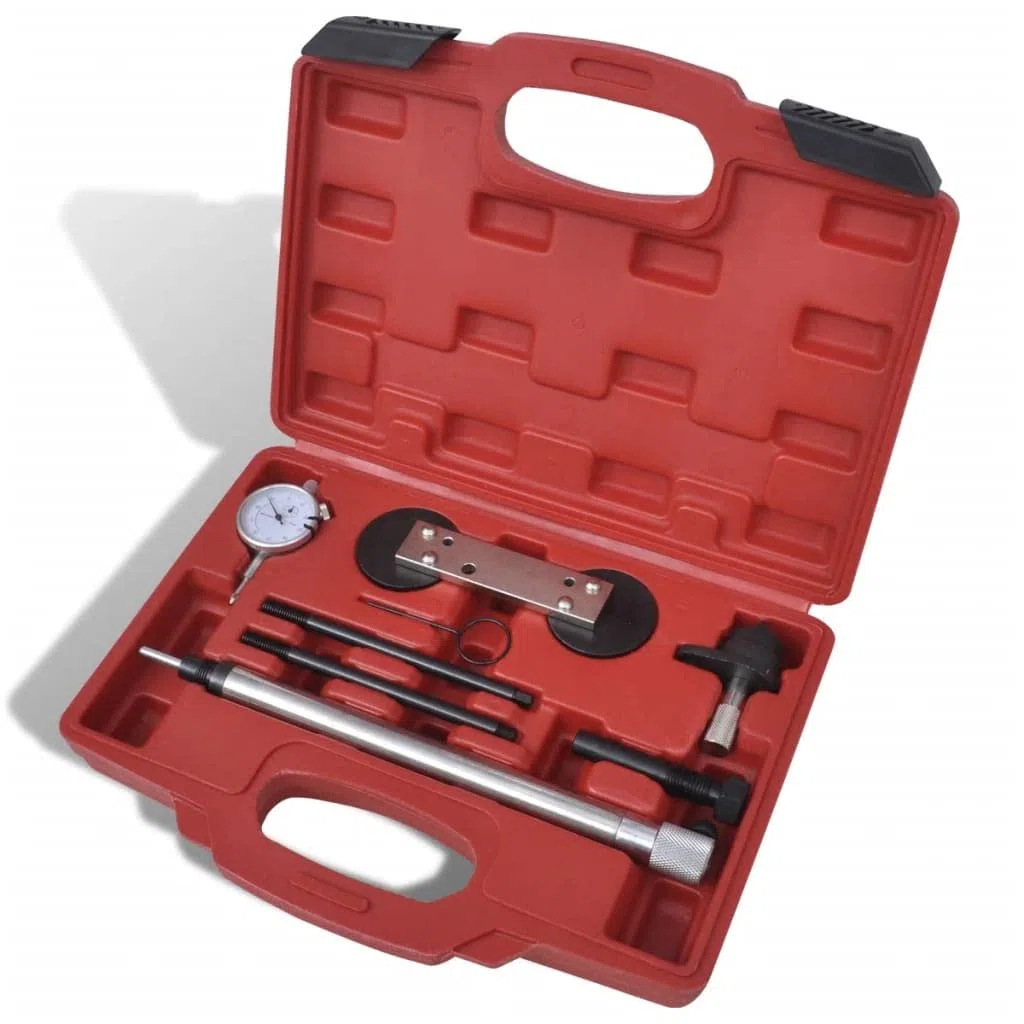 Set di 8 attrezzi per il controllo del motore VAG TSI TFSI, set di utensili manuali durevoli con valigetta per riparazione, manutenzione, montaggio, smontaggio in officina e garage